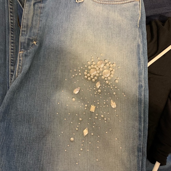 Plus Size Bling Jeans - Picture 1 of 4